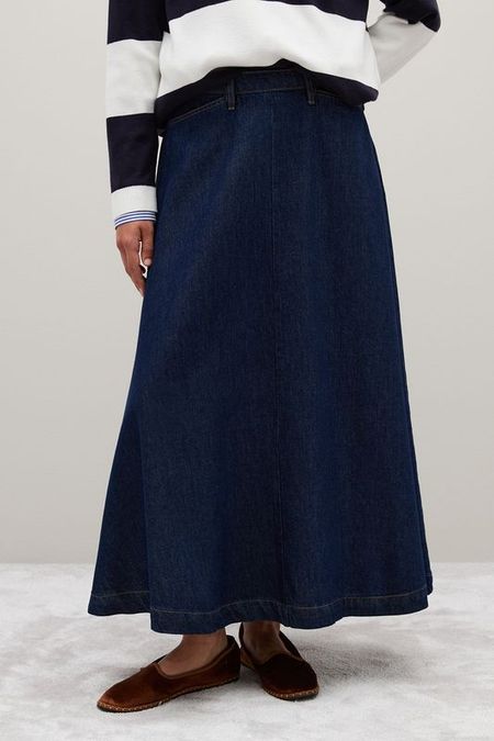 Юбка макси джинсовая расклешенная Piombo 5692₽