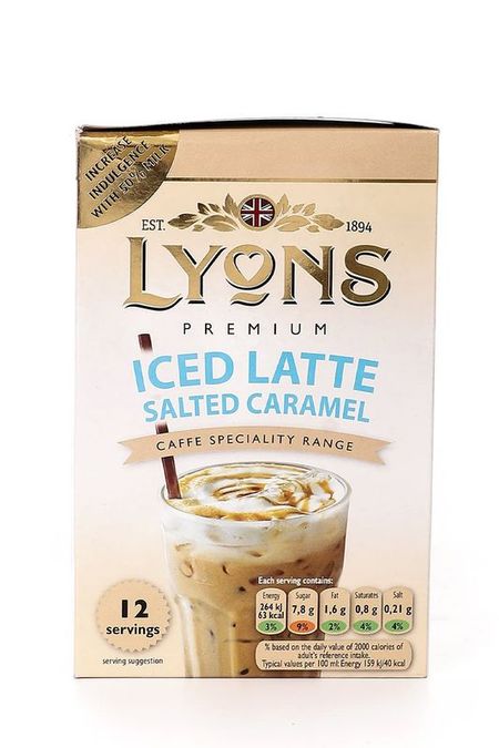 Кофе растворимый Premium Iced Latte Salted Caramel Lyons 390₽