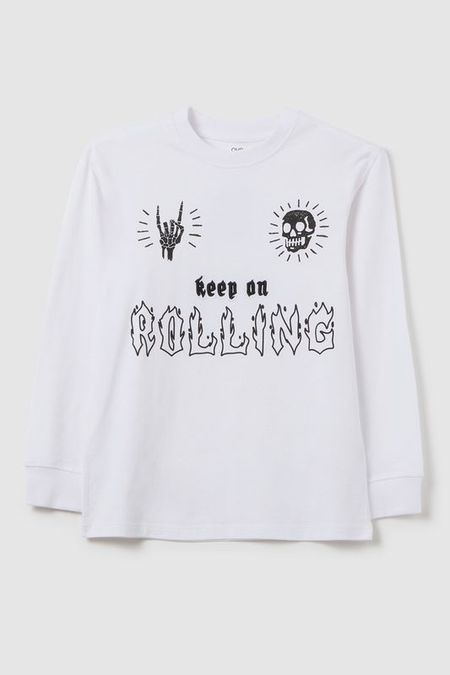 Лонгслив хлопковый с принтом OVS 1417₽