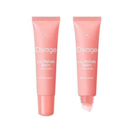 Бальзам для губ DIVAGE LIP REHAB BALM SOS LIP REPAIR восстанавливающий тон Honey apple