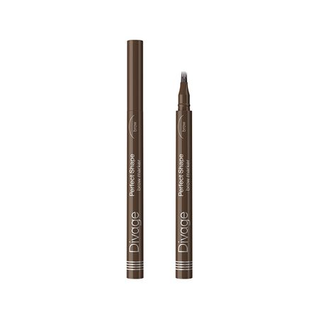 Маркер для бровей DIVAGE PERFECT SHAPE тон 04 Dark brown