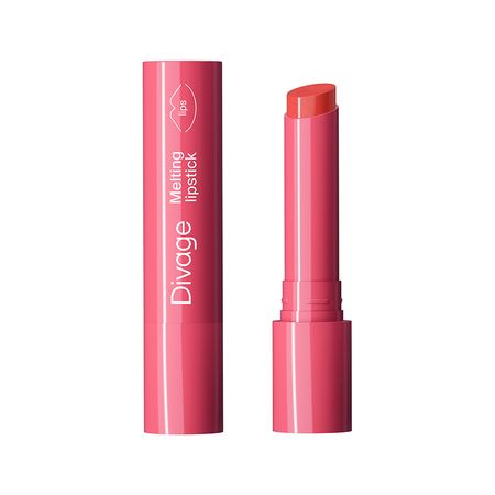 Помада-бальзам для губ DIVAGE MELTING LIPSTICK с тающей текстурой и глянцевым финишем тон 04 Salmon pink