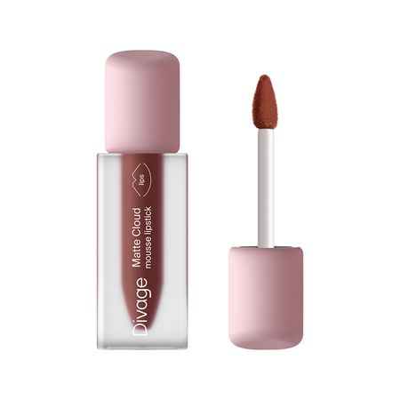 Помада для губ DIVAGE MATTE CLOUD жидкая матовая тон 08 Noble red