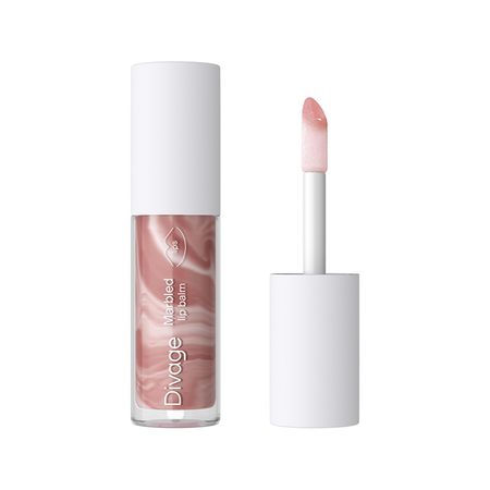 Бальзам для губ DIVAGE MARBLED LIP BALM тон 03 Теплый розовый