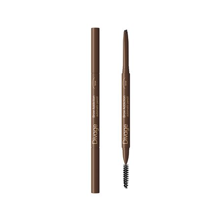 Карандаш для бровей DIVAGE BROW ADDICTION автоматический тон 03 Коричневый