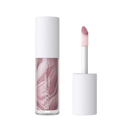 Бальзам для губ DIVAGE MARBLED LIP BALM тон 04 Пыльная роза