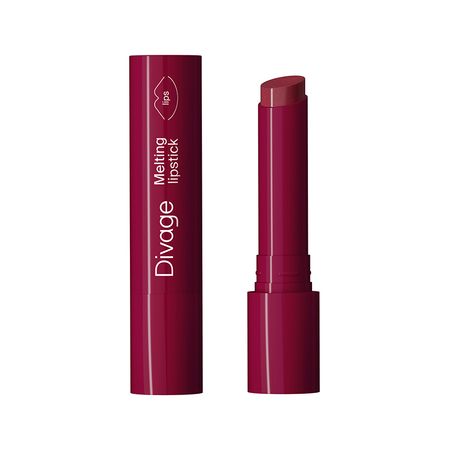 Помада-бальзам для губ DIVAGE MELTING LIPSTICK с тающей текстурой и глянцевым финишем тон 06 Berry brown