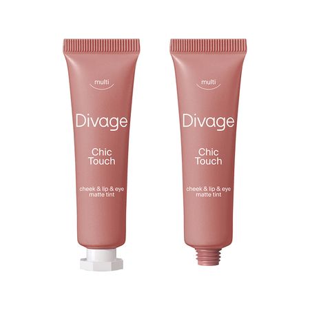 Тинт для губ и щек DIVAGE CHIC TOUCH мультифункциональный кремовый тон 04 Нейтральный тауп
