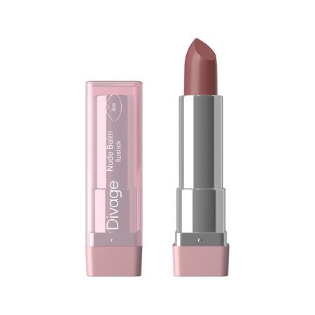 Помада-бальзам для губ DIVAGE NUDE BALM полупрозрачная тон 05 Rose umber