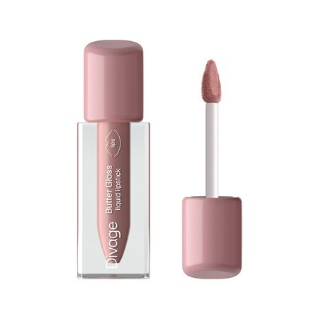 Помада для губ DIVAGE BUTTER GLOSS жидкая глянцевая тон 01 Salty caramel