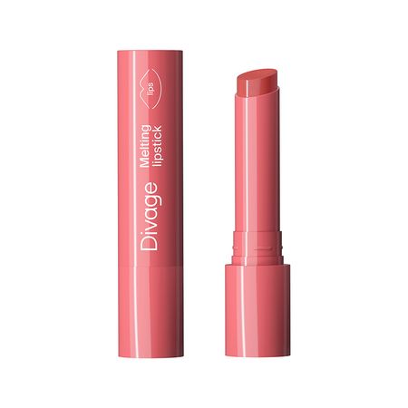 Помада-бальзам для губ DIVAGE MELTING LIPSTICK с тающей текстурой и глянцевым финишем тон 02 Pink cooper