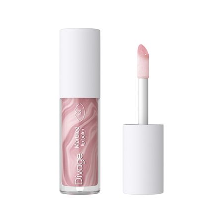 Бальзам для губ DIVAGE MARBLED LIP BALM тон 01 Розовый нюд