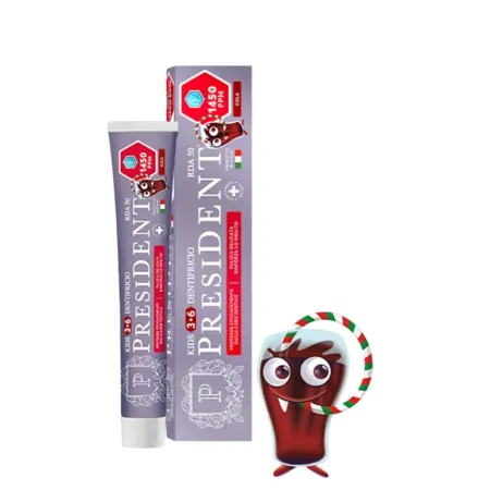 Зубная паста President President Cola 3-6 лет 70 г 1100₽