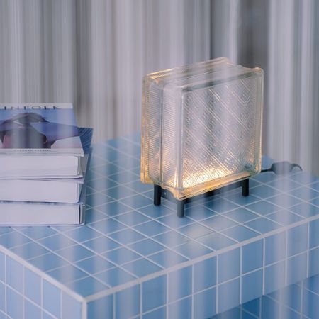 Светильник-стеклоблок бесцветный 8000₽