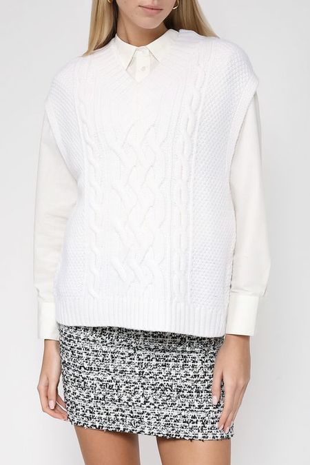 Жилет из смесовой шерсти BELUCCI 1387₽