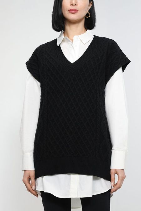 Жилет из смеси шерсти и кашемира SABRINA SCALA 2692₽