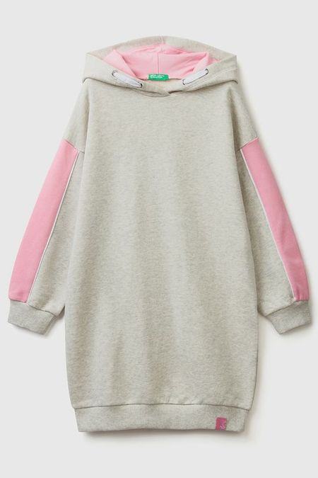 Хлопковое платье-толстовка Benetton 1282₽