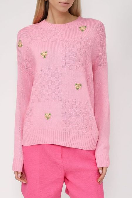 Джемпер с добавлением шерсти и вышивкой BELUCCI 2692₽