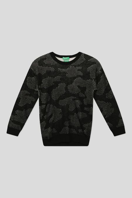 Джемпер с принтом Benetton 1072₽