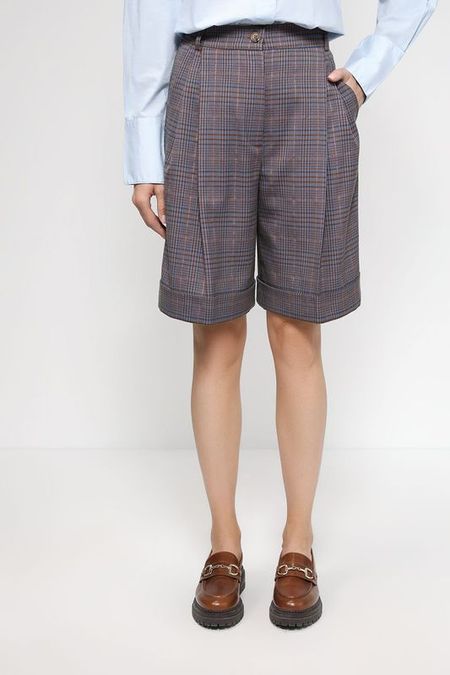 Шорты с отворотами в клетку BELUCCI 1387₽