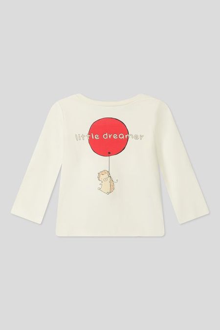 Хлопковый лонгслив с принтом Choupette 652₽