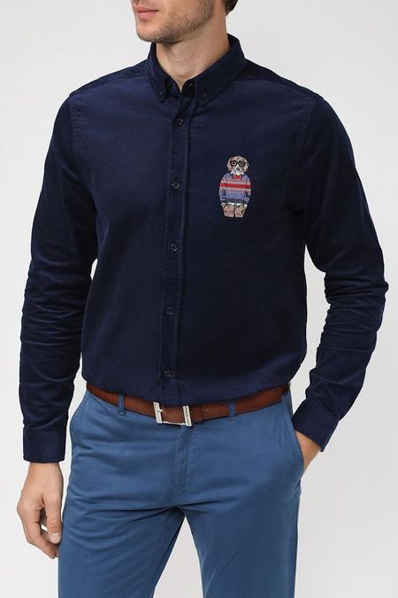 Хлопковая сорочка с вышивкой DMolina 1792₽