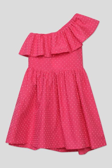 Хлопковое платье на одно плечо Mayoral 1001₽