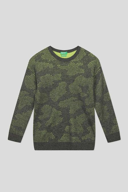 Джемпер с принтом Benetton 1072₽