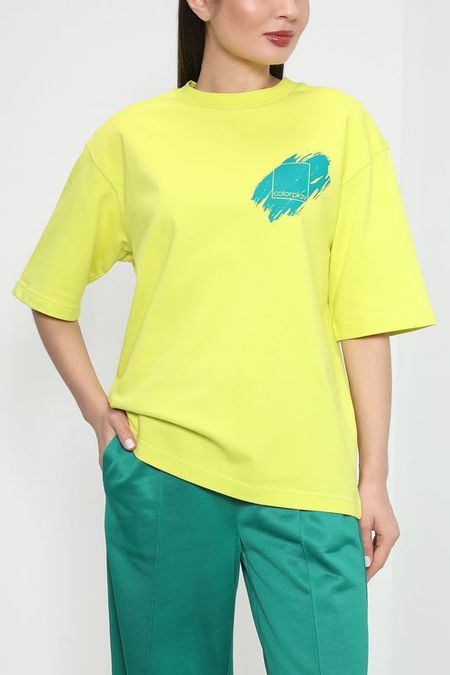 Свободная футболка из органического хлопка COLORPLAY 802₽