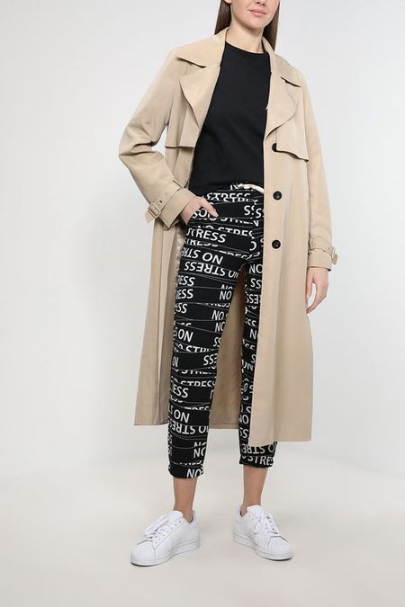 Хлопковые брюки с принтом BELUCCI 892₽