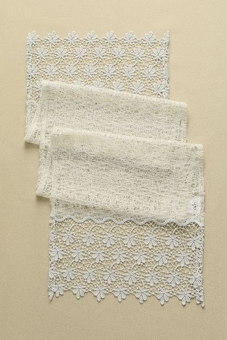 Ажурная настольная дорожка Fiori Lurex COINCASA 2617₽