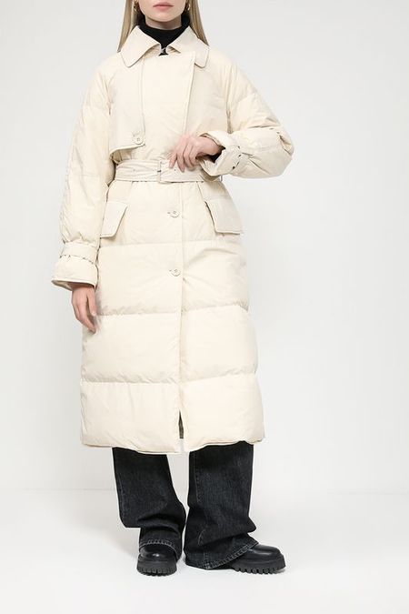 Плащ-пуховик со съемным поясом BELUCCI 7530₽