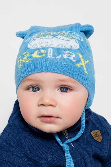 Хлопковая шапка с ушками Marhatter 450₽