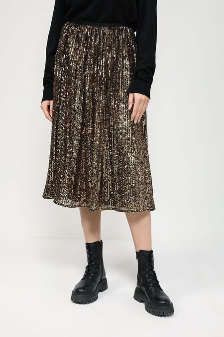 Юбка расклешенная с пайетками Piombo 3457₽