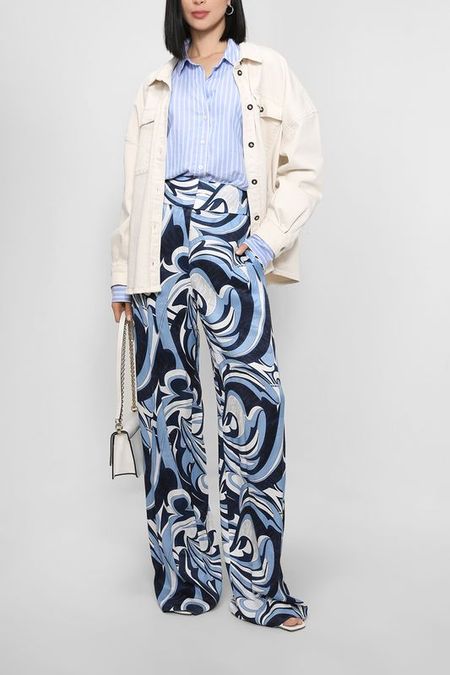 Брюки свободного кроя HUGO 4200₽