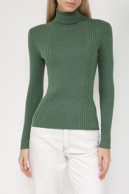 Водолазка в рубчик с добавлением шерсти BELUCCI 1387₽