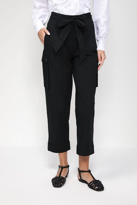 Хлопковые брюки карго с поясом TWINSET 5617₽