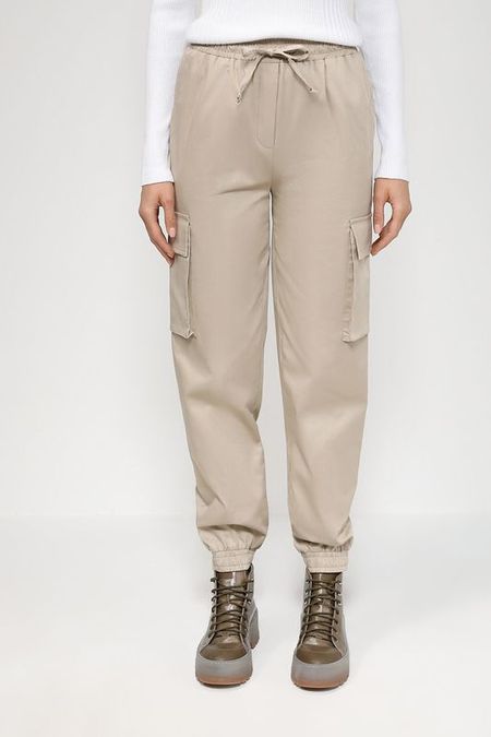 Хлопковые брюки-карго на кулиске BELUCCI 2355₽