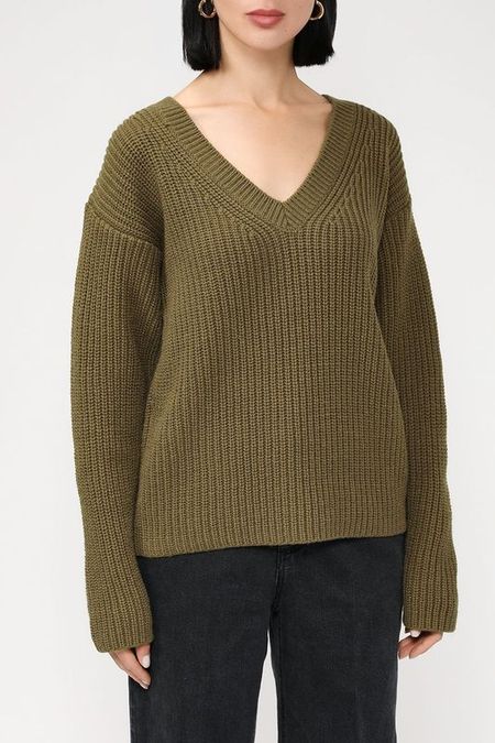 Вязаный пуловер из смесовой шерсти Kontatto 2715₽