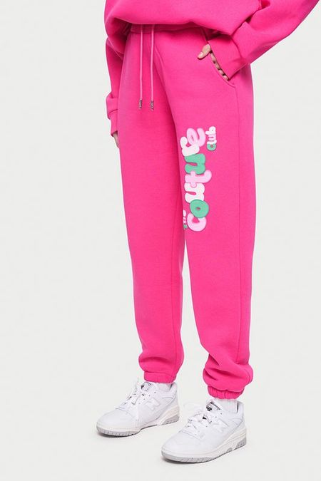 Джоггеры хлопковые на кулиске с принтом The Couture Club 3742₽