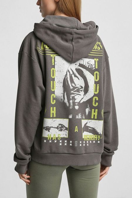 Худи из смесового хлопка с принтом Loft 1792₽