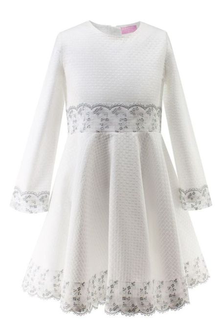 Хлопковое платье с кружевной отделкой EVIKA KIDS 2284₽