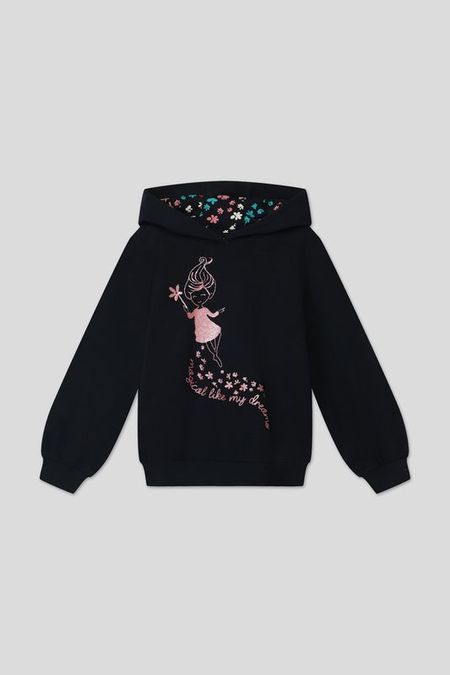 Хлопковое худи с принтом sOliver 1522₽