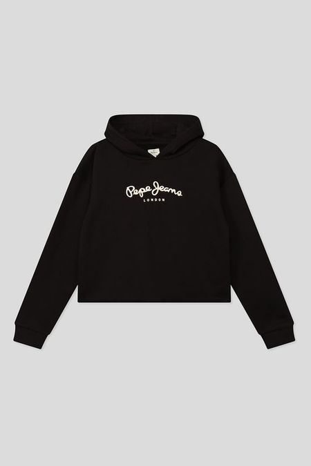 Хлопковое худи с логотипом бренда PEPE JEANS 2730₽