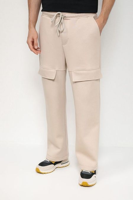 Хлопковые брюки с фальш карманами с поясом на кулиске MARCO DI RADI 1387₽