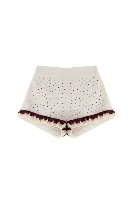 Хлопковые шорты с рюшами EVIKA KIDS