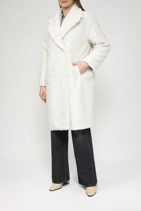 Однотонная шуба из экомеха BELUCCI 5542₽