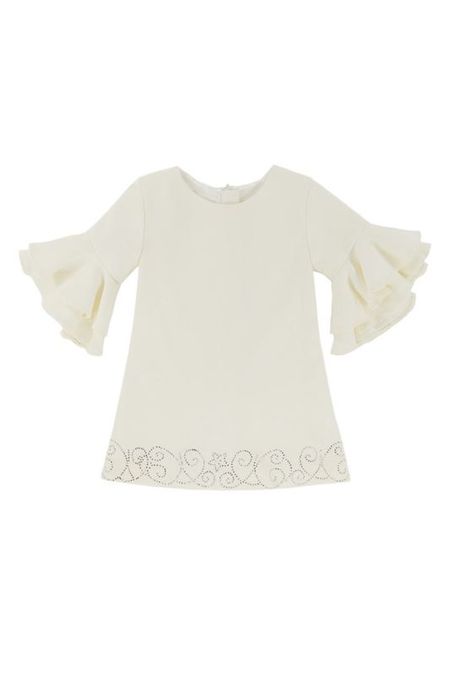 Хлопковое платье с оборками на рукавах EVIKA KIDS 2336₽