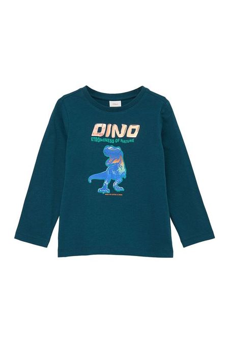 Хлопковый лонгслив с принтом sOliver 622₽