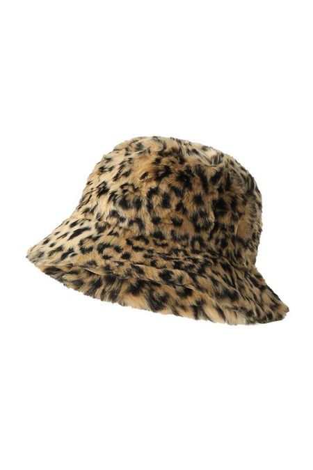Шапка из искусственного меха с анималистичным принтом TWINSET 4792₽